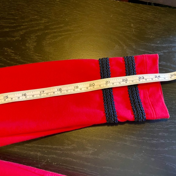 Tommy Hilfiger Military-style jacket.Red with Braided Trim & Silver Star Buttons - Picture 8 of 16